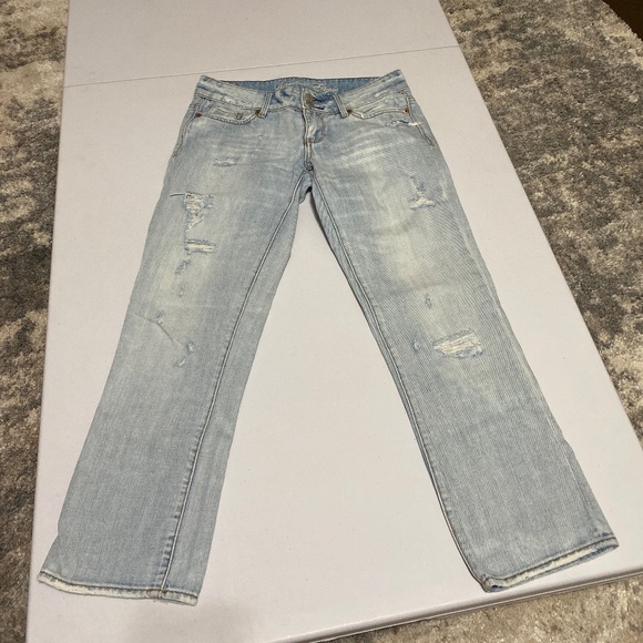 American Eagle Outfitters Denim - American eagle regular straight leg blue jeans vintage AE 100% cotton
